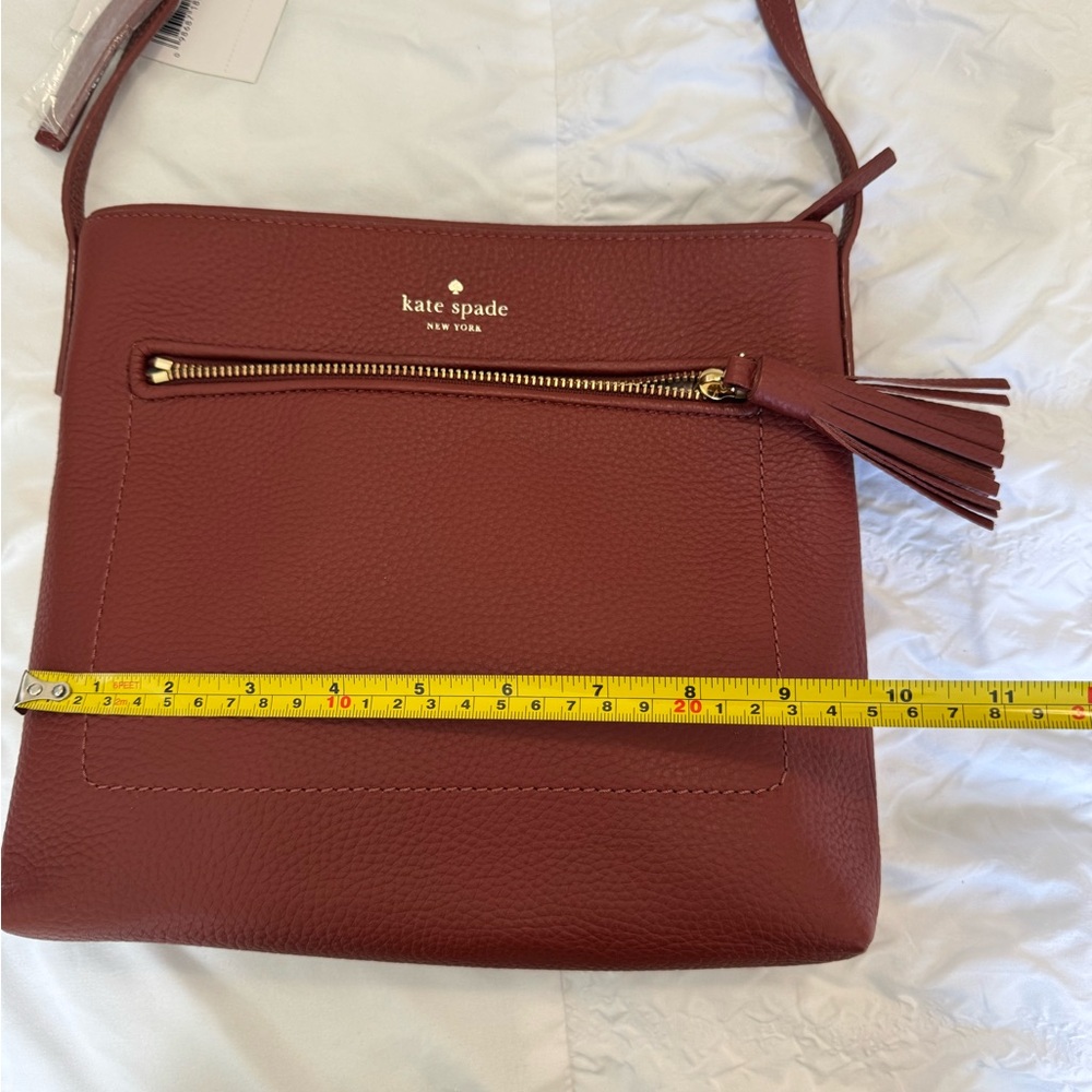 Kate Spade Reddish Brown Leather Crossbody Bag - Chester Street Dessi NWT - Picture 13 of 13